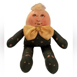 Humpty Dumpty (guy who sat on a wall before his fall) OOAK Art Doll by imps MINT